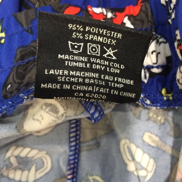 Main & Local Men's Large Lounge Pants Halloween VAMPED UP Rock n Roll Vampires - Picture 4 of 4